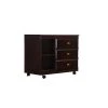 Dark Espresso Series 3-Drawer Dark Espresso Mobile Chest of Drawers 34 in. W x 27 in. H x 17 in. D by OS Home and Office Furniture 1 Dark Espresso Series 3-Drawer Dark Espresso Mobile Chest of Drawers 34 in. W x 27 in. H x 17 in. D by OS Home and Office Furniture -OS Home Sales Shop dark espresso os home and office furniture chest of drawers 82904 2a 64 1000