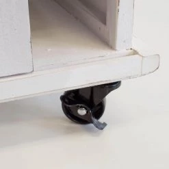 Distressed Antique White Sliding Barn Door Storage Cabinet with 5 Spacious Shelves by OS Home and Office Furniture -OS Home Sales Shop distressed antique white os home and office furniture accent cabinets 477001 1f 1000