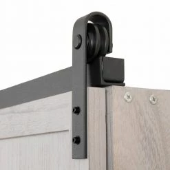 Wall Decor Distressed Gray Solid Wood Barn Door Wall Cabinet by OS Home and Office Furniture -OS Home Sales Shop distressed gray os home and office furniture accent cabinets 51001 76 1000