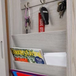 Wall Decor Distressed Gray Solid Wood Barn Door Wall Cabinet by OS Home and Office Furniture -OS Home Sales Shop distressed gray os home and office furniture accent cabinets 51001 c3 1000