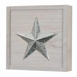 Wall Decor Distressed Gray Solid Wood Wall Hanging Storage Cabinet by OS Home and Office Furniture