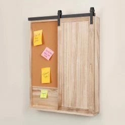 Wall Decor Distressed Natural Solid Wood Barn Door Wall Accent Cabinet by OS Home and Office Furniture -OS Home Sales Shop distressed natural os home and office furniture accent cabinets 52001 c3 1000