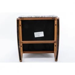 Geometry Blue Living Room Comfortable Rocking Chair Living Room Chair Back with Upholstery by Siavonce -OS Home Sales Shop geometry blue siavonce rockers gliders ottomans dj y w39536146 4f 1000