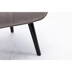 37.8 in.Grey Modern Leisure Chair Accent Arm Chair For Living Room and Bed Room by Siavonce -OS Home Sales Shop gray black siavonce accent chairs cm y w39536157 1d 1000