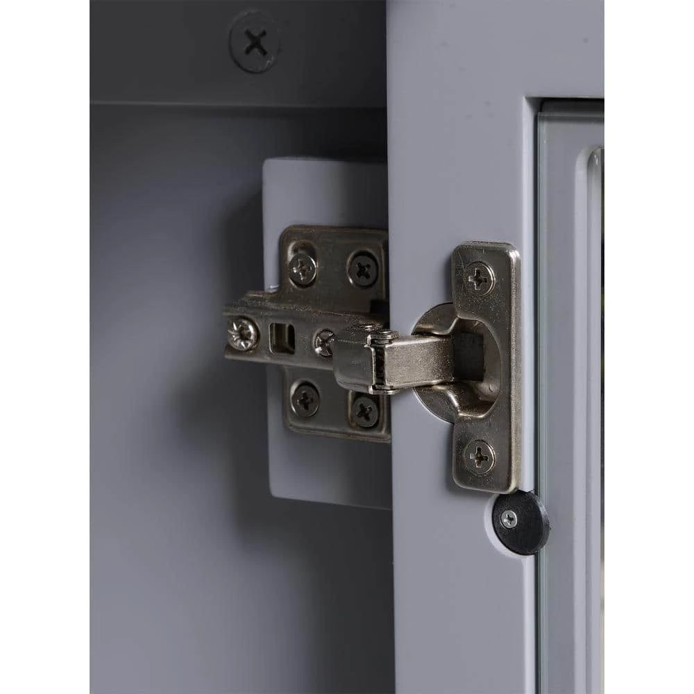 OS Home and Office Dark Gray Glass Door Accent and Display Cabinet by OS Home and Office Furniture 8 OS Home and Office Dark Gray Glass Door Accent and Display Cabinet by OS Home and Office Furniture - Image 6