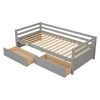 Gray Twin Size Daybed with two Storage Drawers by Siavonce -OS Home Sales Shop gray siavonce daybeds dj y w50450914 64 1000