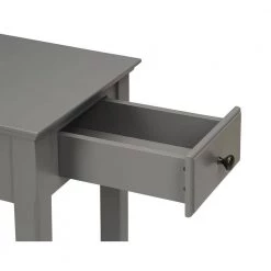 23 in. Gray MDF Materials Side Table with Wood Leg (Solid Wood) by Siavonce -OS Home Sales Shop gray siavonce end side tables d y d0102hh7ajp 4f 1000