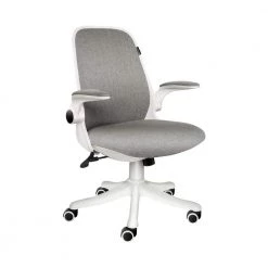 Gray Office/Desk Chair with Adjustble Base and Armrest by Siavonce