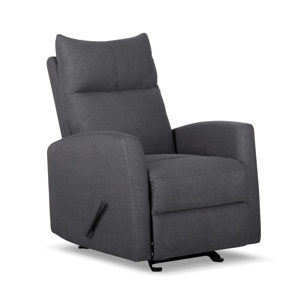 Tour 37 in. W Gray Big and Tall Fabric Recliner by Siavonce 3 Tour 37 in. W Gray Big and Tall Fabric Recliner by Siavonce