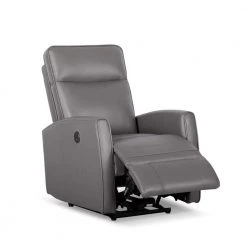 Serbia 37 in. W Gray Big and Tall Leather and PVC Recliner by Siavonce 12 Serbia 37 in. W Gray Big and Tall Leather and PVC Recliner by Siavonce -OS Home Sales Shop gray siavonce recliners lys y s275 gray c3 1000