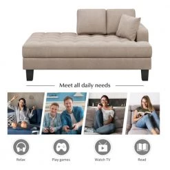 31.5 in W Square Arm Polyester Fiber Straight Sofa Gray Two-Piece Set by Siavonce -OS Home Sales Shop gray siavonce sofas couches gt y gs002800aa 1f 1000