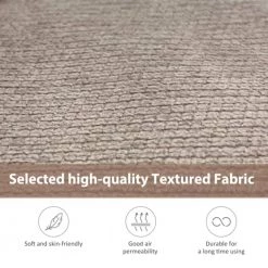 31.5 in W Square Arm Polyester Fiber Straight Sofa Gray Two-Piece Set by Siavonce -OS Home Sales Shop gray siavonce sofas couches gt y gs002800aa 4f 1000