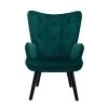 Green Modern Velvet Leisure Chair Accent Chair Living Room/Bed Room by Siavonce -OS Home Sales Shop green black siavonce accent chairs cm y w39532146 64 1000