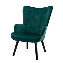 37.8 in. Green Modern Leisure Chair Accent Arm Chair For Living Room and Bed Room by Siavonce -OS Home Sales Shop green black siavonce accent chairs cm y w39533697 d4 1000