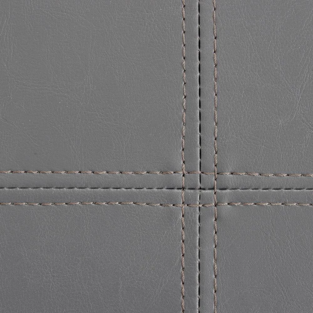 Folding Gunmetal Gray Storage Ottoman by OS Home and Office Furniture 6 Folding Gunmetal Gray Storage Ottoman by OS Home and Office Furniture - Image 4