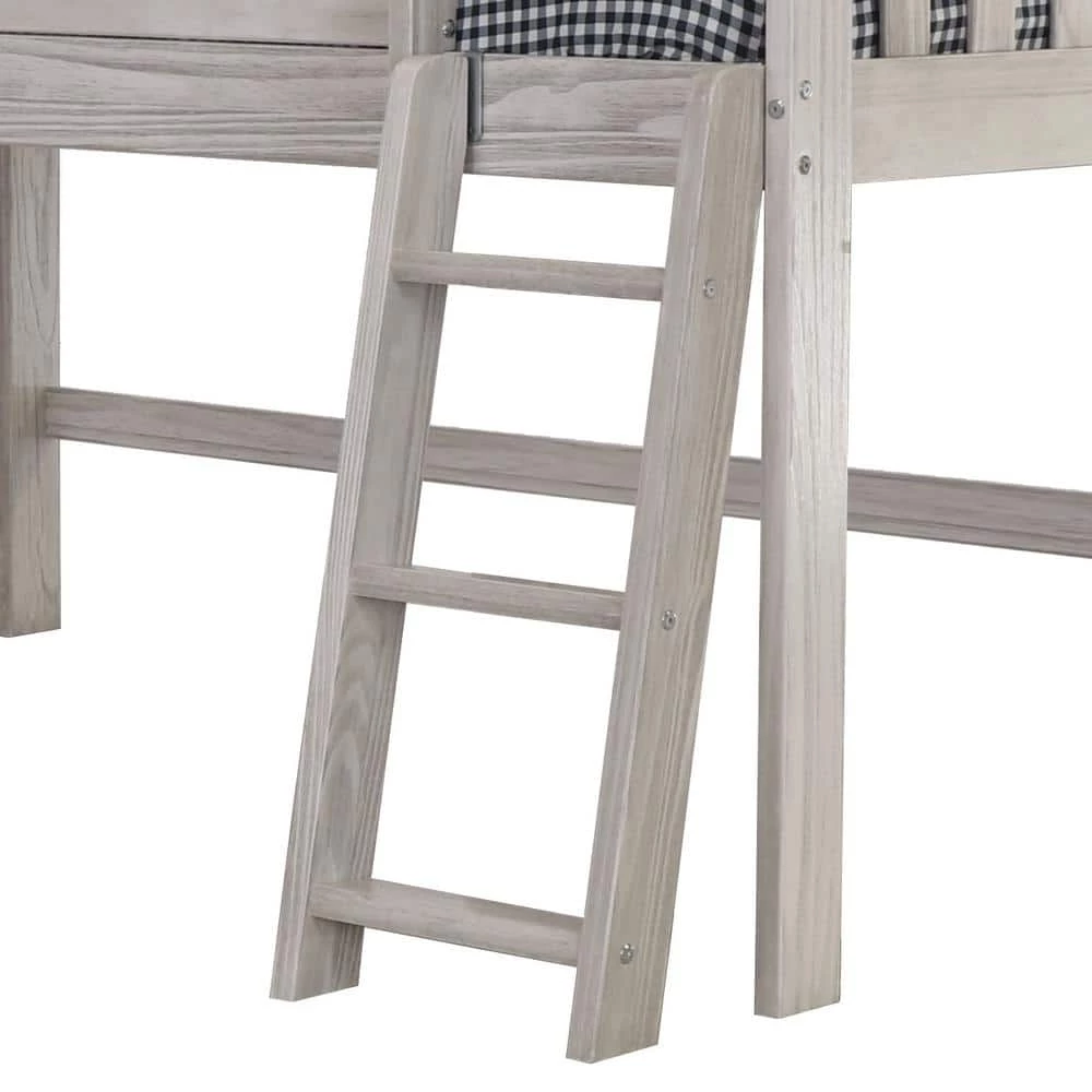 Light Ash Twin Sized Low Loft Bed by OS Home and Office Furniture 7 Light Ash Twin Sized Low Loft Bed by OS Home and Office Furniture - Image 5