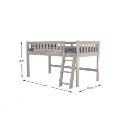 Light Ash Twin Sized Low Loft Bed by OS Home and Office Furniture 10 Light Ash Twin Sized Low Loft Bed by OS Home and Office Furniture -OS Home Sales Shop light ash os home and office furniture loft beds 852041ab 22 4f 1000