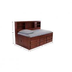 Twin Daybed with six drawers in Rich Merlot by OS Home and Office Furniture -OS Home Sales Shop merlot os home and office furniture daybeds 2822 k6 kd 4f 1000