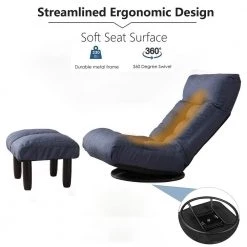 35.8 in. H Navy Blue Soft Fabric Adjustable Reclining Chair/Sofa by Siavonce 17 35.8 in. H Navy Blue Soft Fabric Adjustable Reclining Chair/Sofa by Siavonce -OS Home Sales Shop navy blue siavonce recliners rsh y w24417915 44 1000