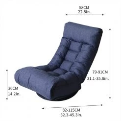 35.8 in. H Navy Blue Soft Fabric Adjustable Reclining Chair/Sofa by Siavonce 14 35.8 in. H Navy Blue Soft Fabric Adjustable Reclining Chair/Sofa by Siavonce -OS Home Sales Shop navy blue siavonce recliners rsh y w24417915 c3 1000