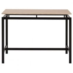 5-Piece Oak Rectangle Wood Top Counter Height Table Set Dining Table with 4-Chairs by Siavonce -OS Home Sales Shop oak siavonce dining room sets t y wf196232aaa d4 1000