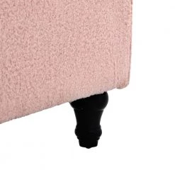 Pink Upholstered Accent Chair Armchair Living Room Chair With Solid Wood Legs by Siavonce -OS Home Sales Shop pink siavonce accent chairs u y pp282554aap 1d 1000