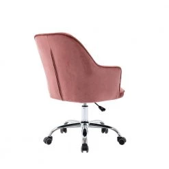 Modern Pink Velvet Swivel Arm Shell Chair Leisure Chair Living Room Office Chair by Siavonce 19 Modern Pink Velvet Swivel Arm Shell Chair Leisure Chair Living Room Office Chair by Siavonce -OS Home Sales Shop pink siavonce task chairs cm y w39537646 1f 1000