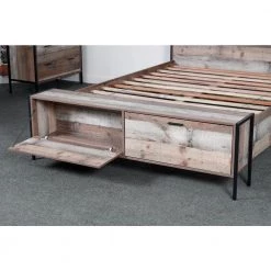 Rustic Collection Brown Reclaimed Barn Wood Laminate Queen Platform Bed with Bookcase Head and Storage Foot Board by OS Home and Office Furniture 14 Rustic Collection Brown Reclaimed Barn Wood Laminate Queen Platform Bed with Bookcase Head and Storage Foot Board by OS Home and Office Furniture -OS Home Sales Shop reclaimed barn wood os home and office furniture platform beds 41103k 1f 1000