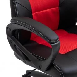 Gamers Red Faux Leather and Mesh Home Office Chair with Arms by OS Home and Office Furniture 17 Gamers Red Faux Leather and Mesh Home Office Chair with Arms by OS Home and Office Furniture -OS Home Sales Shop red os home and office furniture task chairs aw805 44 1000