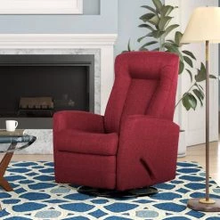Sofia 34 in. W Red Big and Tall Fabric Recliner by Siavonce -OS Home Sales Shop red siavonce recliners lys s588 red 31 1000