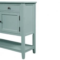 39 in. Retro Green Modern Rectangle Console Table Sofa Table for Living Room with 2 Drawers and 1 Shelf by Siavonce -OS Home Sales Shop retro green siavonce console tables u y wf212327aam 76 1000