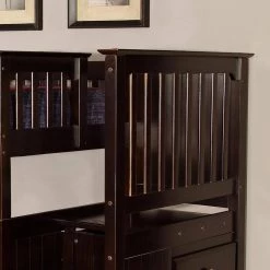 Mission Espresso Brown Twin over Full Bunk Bed with Drawers by OS Home and Office Furniture 13 Mission Espresso Brown Twin over Full Bunk Bed with Drawers by OS Home and Office Furniture -OS Home Sales Shop rich espresso os home and office furniture bunk beds 2917tfk3 22 1f 1000