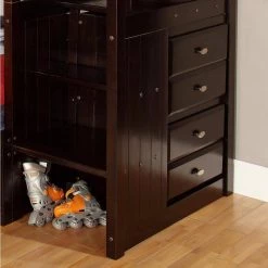 Mission Espresso Brown Twin over Full Bunk Bed with Drawers by OS Home and Office Furniture 14 Mission Espresso Brown Twin over Full Bunk Bed with Drawers by OS Home and Office Furniture -OS Home Sales Shop rich espresso os home and office furniture bunk beds 2917tfk3 22 44 1000