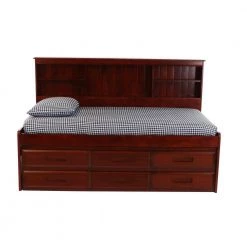 Merlot Mission Brown Twin Sized Bookcase Daybed with 6-Drawers by OS Home and Office Furniture 12 Merlot Mission Brown Twin Sized Bookcase Daybed with 6-Drawers by OS Home and Office Furniture -OS Home Sales Shop rich merlot os home and office furniture kids beds 82822k6 22 1f 1000