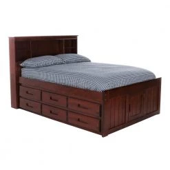 Rich Merlot Series Full Size Platform Bed Rich Merlot with 12-Drawers by OS Home and Office Furniture 10 Rich Merlot Series Full Size Platform Bed Rich Merlot with 12-Drawers by OS Home and Office Furniture -OS Home Sales Shop rich merlot os home and office furniture platform beds 2821 k12 kd 40 1000