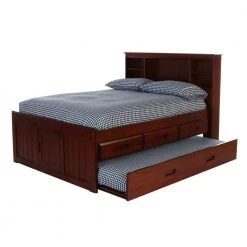 Rich Merlot Series Full Size Platform Bed Rich Merlot with 3-Drawers by OS Home and Office Furniture -OS Home Sales Shop rich merlot os home and office furniture platform beds 2821 k3 kd 40 1000