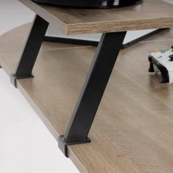 Spacious Series 51 in. H L-Shape Computer Desk in Sewn Oak Laminate with Reversible Monitor Platform by OS Home and Office Furniture -OS Home Sales Shop sewn oak os home and office furniture computer desks 42249 1f 1000