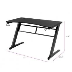 Gamers Only 47 in. H Rectangular Tactical Carbon Fiber Laminated Top Computer Desk with Cup Holder by OS Home and Office Furniture 16 Gamers Only 47 in. H Rectangular Tactical Carbon Fiber Laminated Top Computer Desk with Cup Holder by OS Home and Office Furniture -OS Home Sales Shop tactical carbon fiber laminate os home and office furniture computer desks 42245 4f 1000