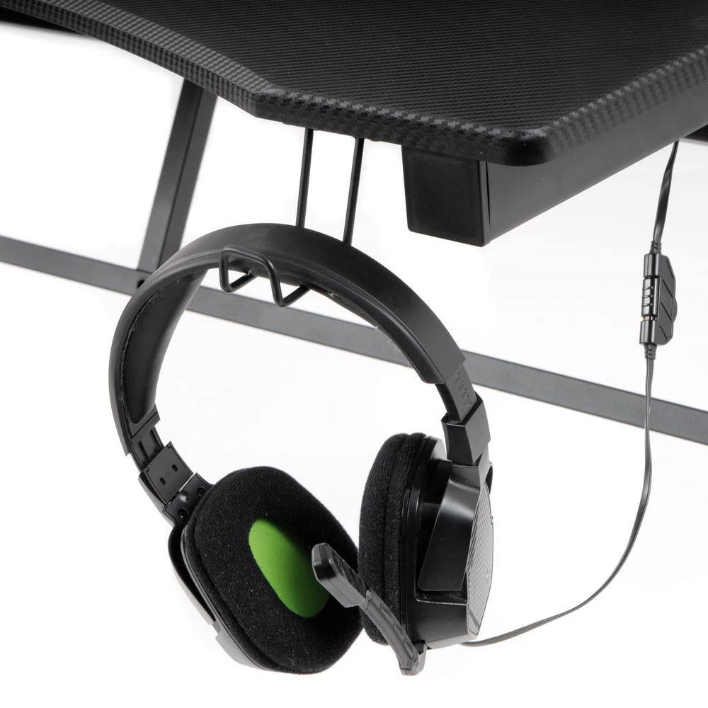 Gamers Only 47 in. H Rectangular Tactical Carbon Fiber Laminated Top Computer Desk with Cup Holder by OS Home and Office Furniture 11 Gamers Only 47 in. H Rectangular Tactical Carbon Fiber Laminated Top Computer Desk with Cup Holder by OS Home and Office Furniture - Image 9