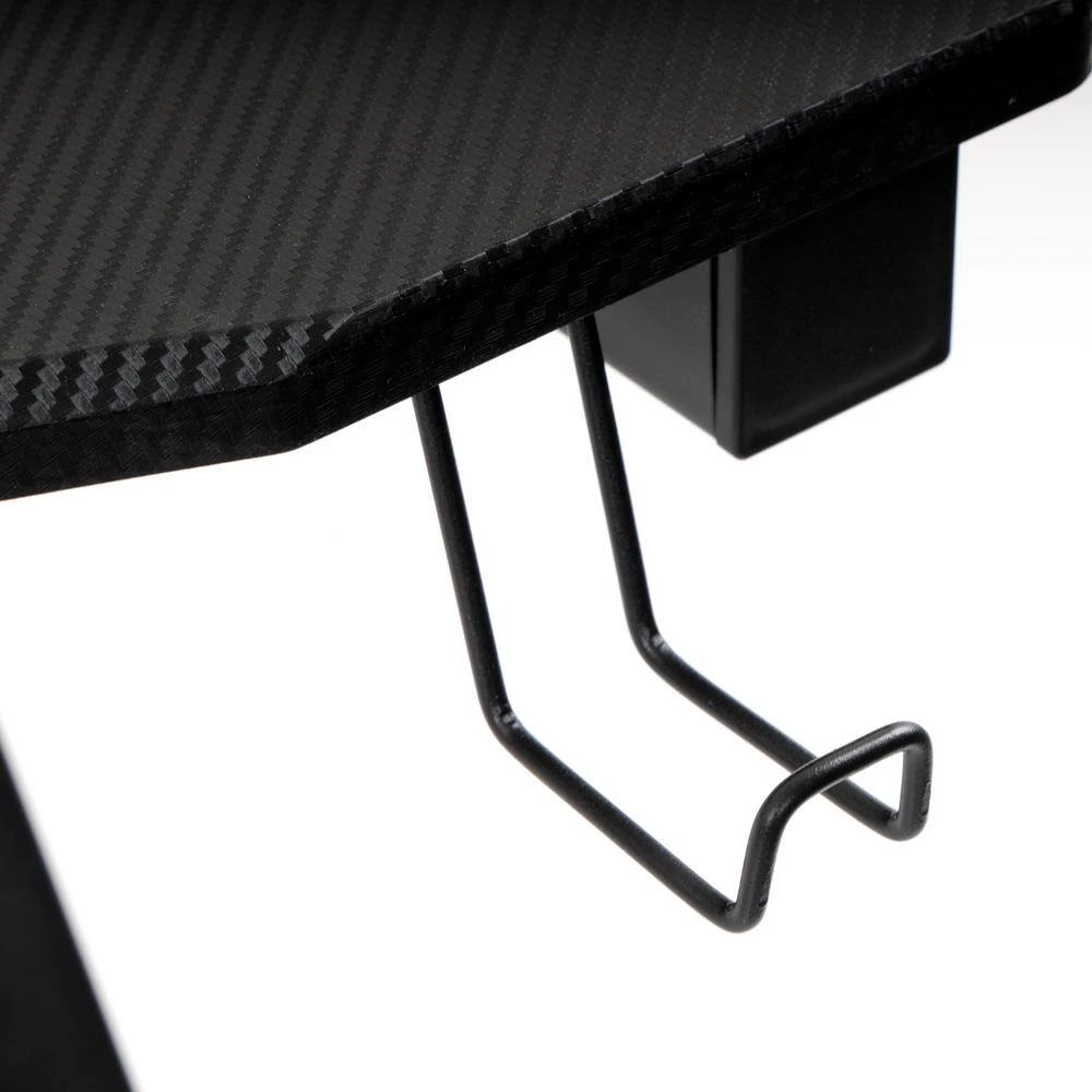 Gamers Only 47 in. H Rectangular Tactical Carbon Fiber Laminated Top Computer Desk with Cup Holder by OS Home and Office Furniture 10 Gamers Only 47 in. H Rectangular Tactical Carbon Fiber Laminated Top Computer Desk with Cup Holder by OS Home and Office Furniture - Image 8