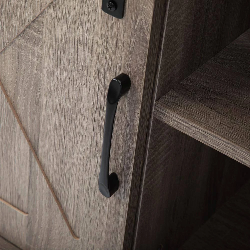 43 inch vintage wood TV cabinet with slide track by Siavonce - Image 6