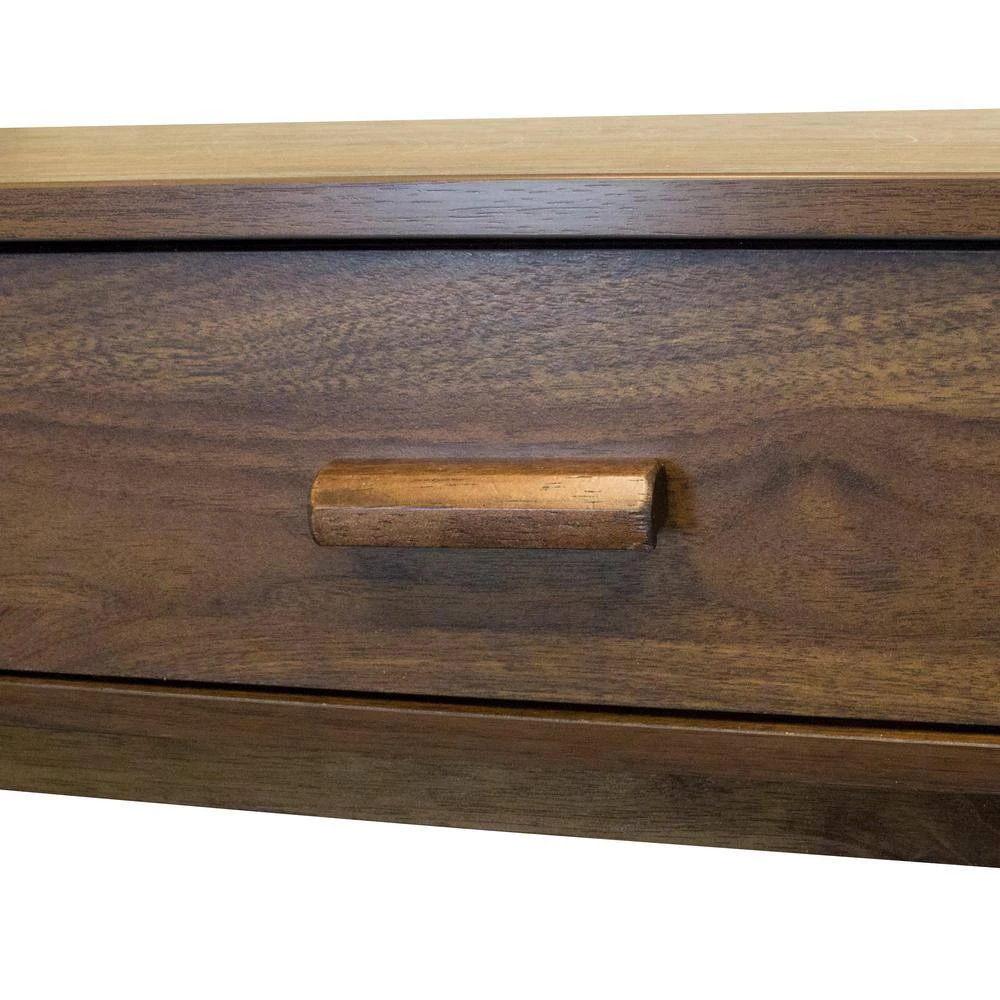 48 in. Rectangular Walnut 1 Drawer Writing Desk with Solid Wood Material by OS Home and Office Furniture 9 48 in. Rectangular Walnut 1 Drawer Writing Desk with Solid Wood Material by OS Home and Office Furniture - Image 7