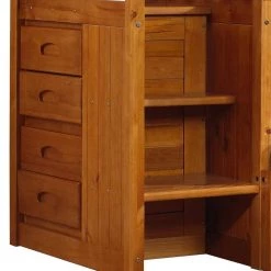 Warm Honey Series Warm Honey Twin Size Over Twin Size Staircase Bunkbed with 7-Drawers by OS Home and Office Furniture -OS Home Sales Shop warm honey os home and office furniture bunk beds 2114 tt k3 kd 44 1000