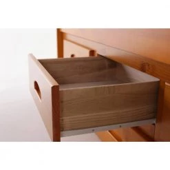 Warm Honey Mission Honey Twin Staircase Bunkbed with 3-Drawers by OS Home and Office Furniture -OS Home Sales Shop warm honey os home and office furniture bunk beds 2117ttk3 22 1f 1000