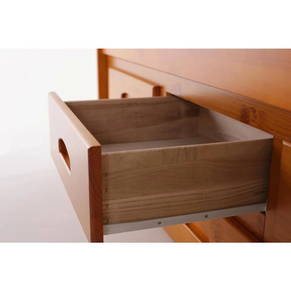 Warm Honey Mission Honey Twin Staircase Bunkbed with Twin Trundle by OS Home and Office Furniture 6 Warm Honey Mission Honey Twin Staircase Bunkbed with Twin Trundle by OS Home and Office Furniture - Image 4