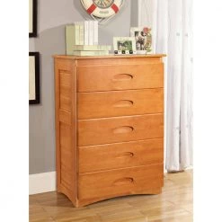 5-Drawer Warm Honey Chest of Drawers 30 in. W x 43 in. H by OS Home and Office Furniture -OS Home Sales Shop warm honey os home and office furniture chest of drawers 82155 22 c3 1000
