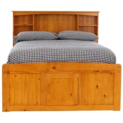 Honey Mission Light Brown Full Sized Captains Bookcase Bed with Twelve-Drawers by OS Home and Office Furniture 17 Honey Mission Light Brown Full Sized Captains Bookcase Bed with Twelve-Drawers by OS Home and Office Furniture -OS Home Sales Shop warm honey os home and office furniture kids beds 82121k12 22 fa 1000