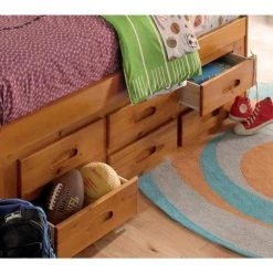 Honey Mission Light Brown Full Sized Bookcase Daybed with 6-Drawers by OS Home and Office Furniture 15 Honey Mission Light Brown Full Sized Bookcase Daybed with 6-Drawers by OS Home and Office Furniture -OS Home Sales Shop warm honey os home and office furniture kids beds 82123k6 22 1f 1000