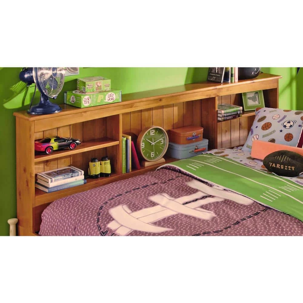 Honey Mission Light Brown Full Sized Bookcase Daybed with 6-Drawers by OS Home and Office Furniture 8 Honey Mission Light Brown Full Sized Bookcase Daybed with 6-Drawers by OS Home and Office Furniture - Image 6