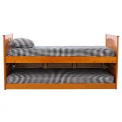 Warm Honey Twin Size Rake Bed with 3-Drawers by OS Home and Office Furniture -OS Home Sales Shop warm honey os home and office furniture platform beds 2135 k3 kd 1f 1000